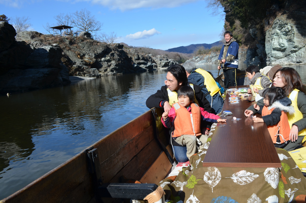 Kudari Line Experience River Rafting While Snuggled Up in a Kotatsu